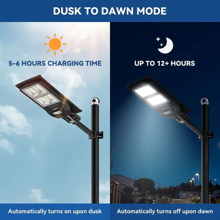 120 W solar street lights 4
