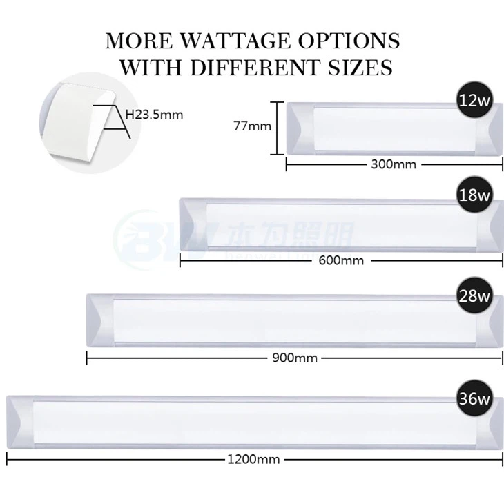 24W 1200mm LED Batten Light